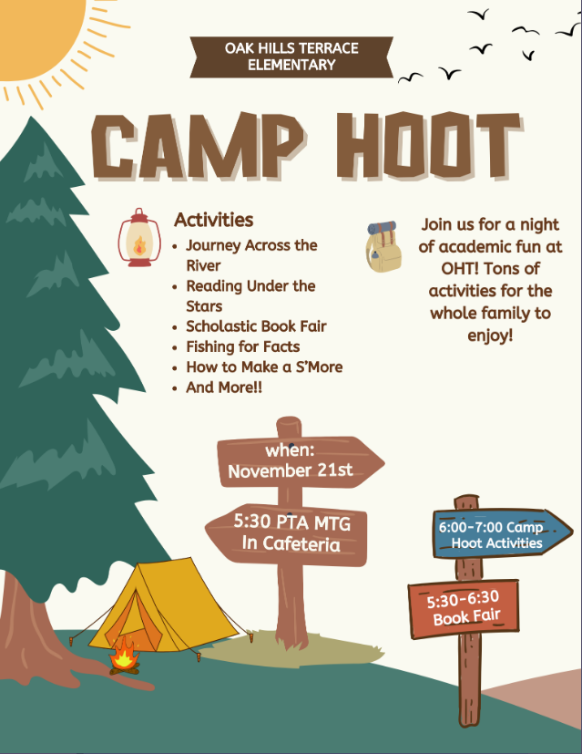 camp hoot november 21st