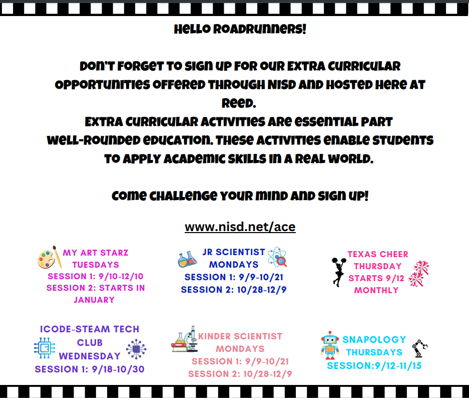 Extra Curricular Activities at Reed