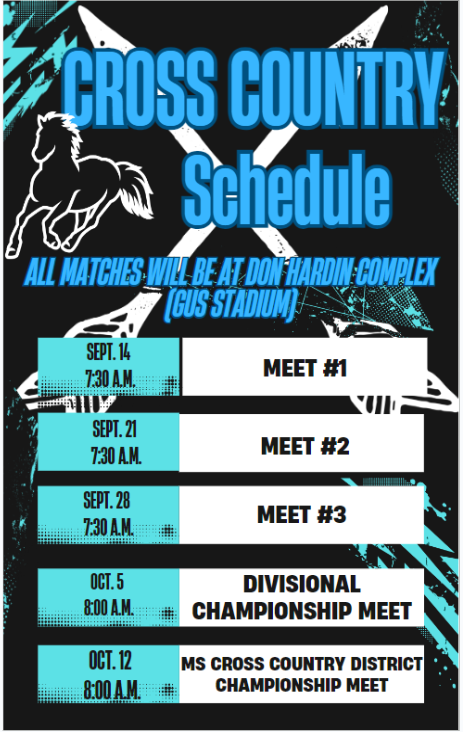 Folks Cross Country Schedule