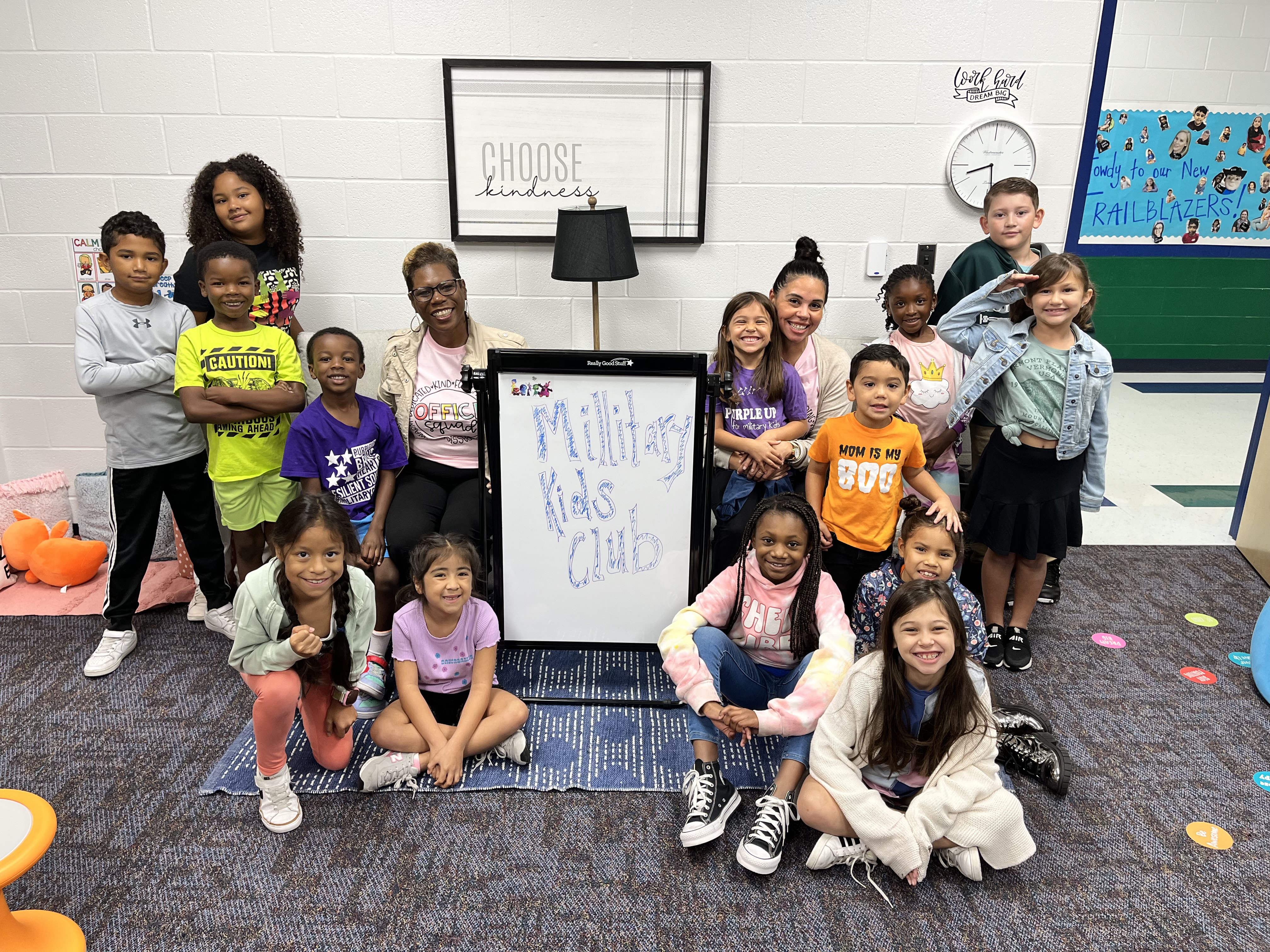 Military Club Kids group