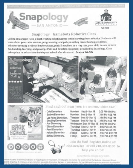 snapology flyer