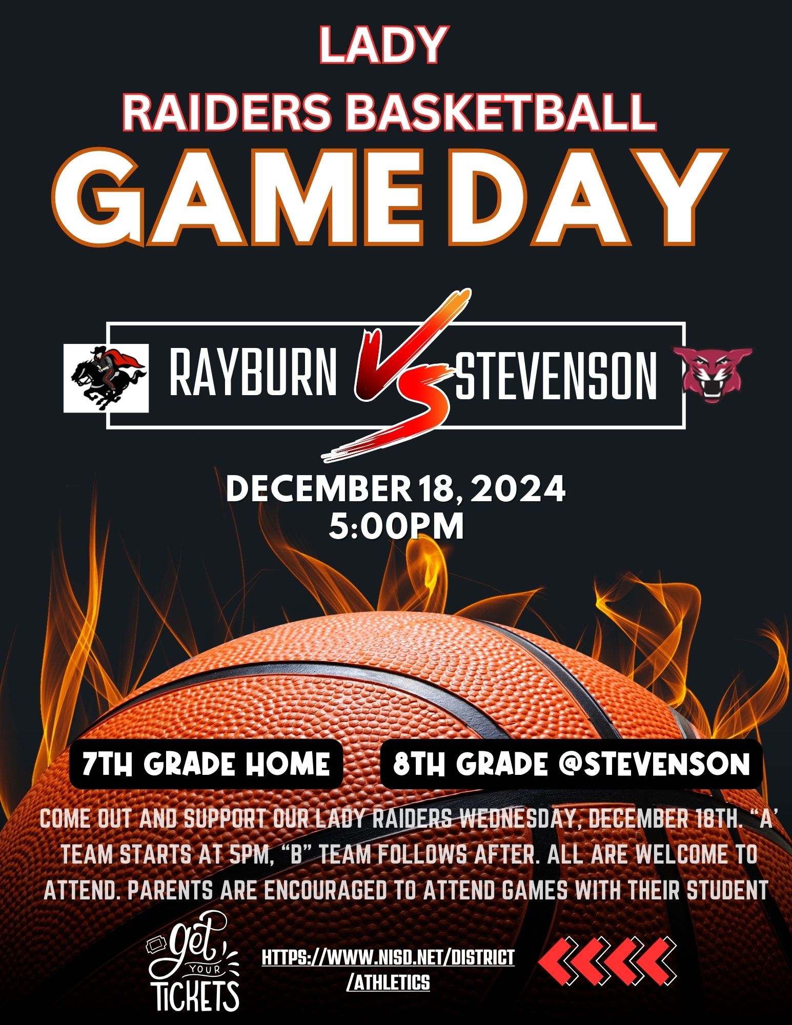 Game day flyer