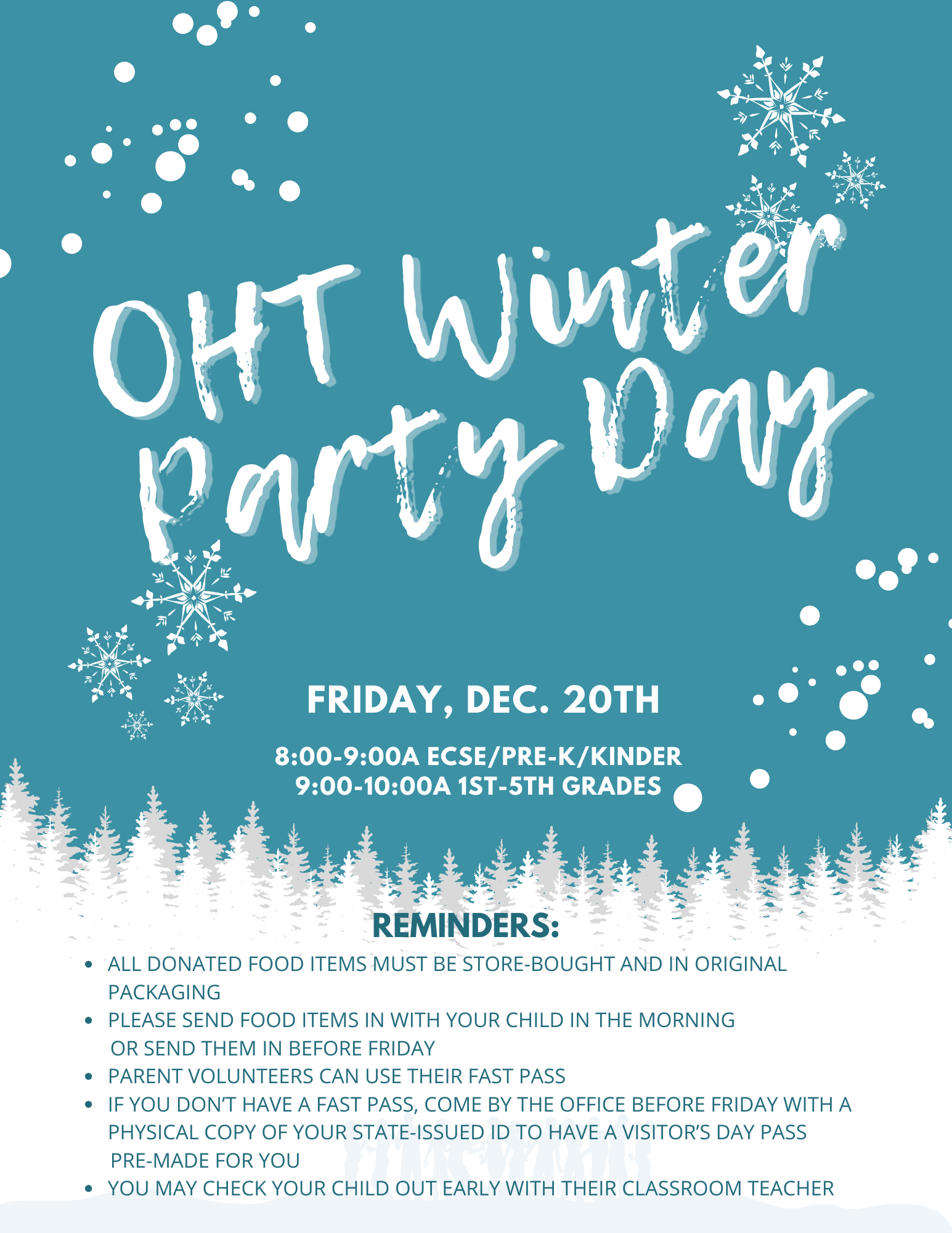 winter parties december 20th