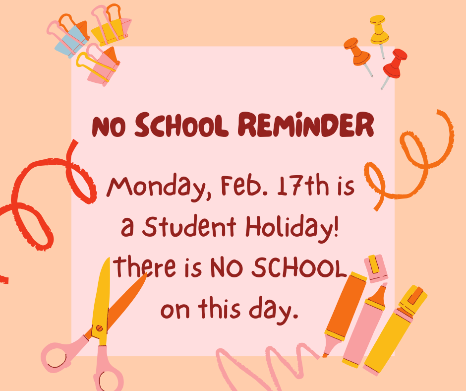 no school february 17th