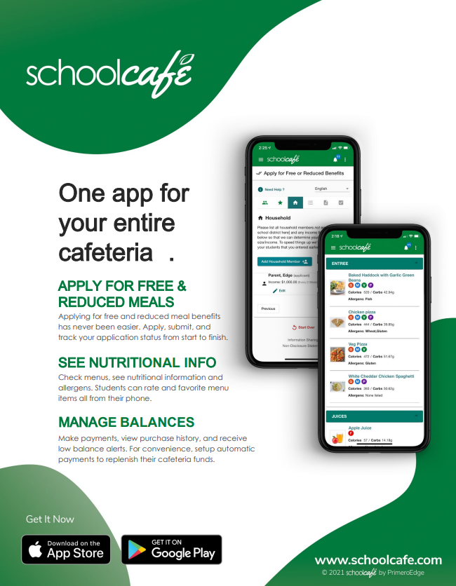 download the school cafe app today