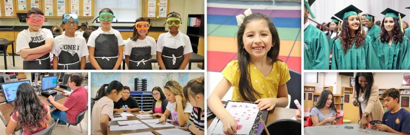 Collage of student photos