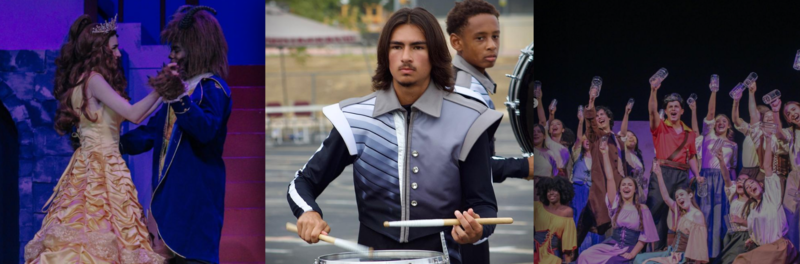 Students from Fine Arts, Beauty and the Beast, Band