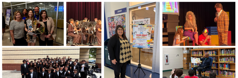 Collage of Jefferson students and staff