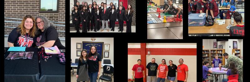 Zachry Middle School teachers and staff engaging in all programs
