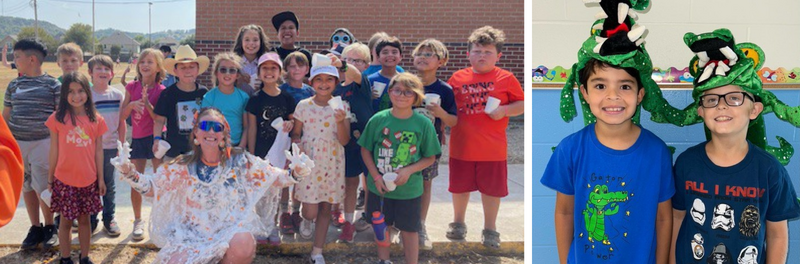 Collage of students and staff