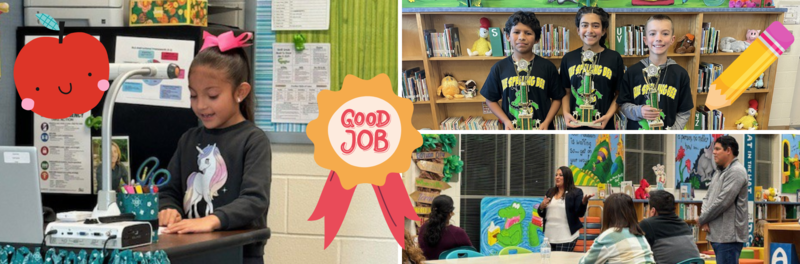 Collage of students and staff