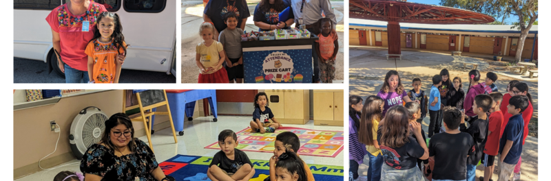 collage of staff and students