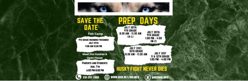 holmes prep days 25/26