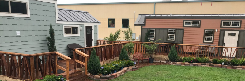 CCA constructed tiny homes