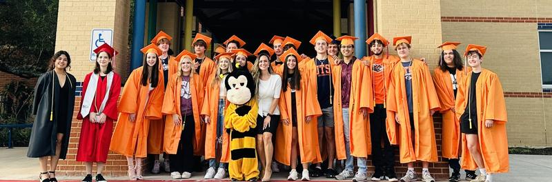 Graduates from Ellison stopping by their elementary one more time