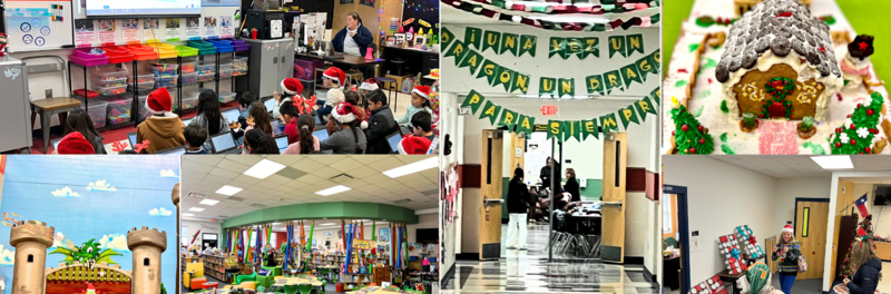 Image of staff and students of Forester Elementary