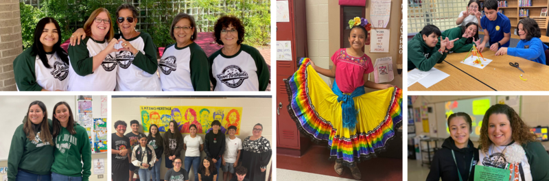 Jordan Middle school students and staff