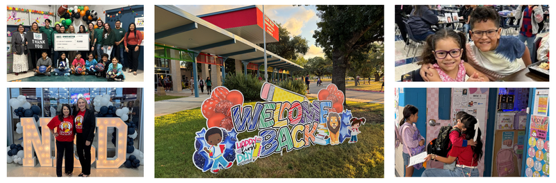 Home page photos from Leon Valley ES