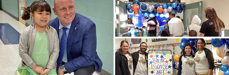Lewis STEM night with Dr.Craft