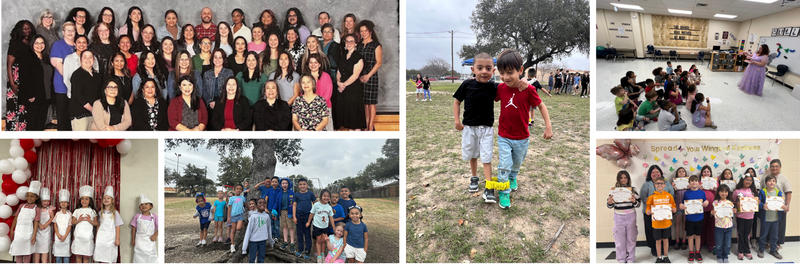 Pictures of staff and students 