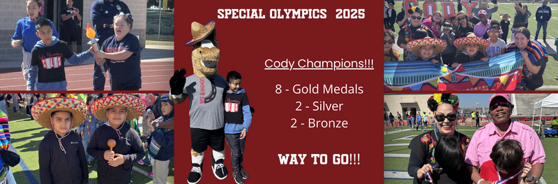 Students at Special Olympics.