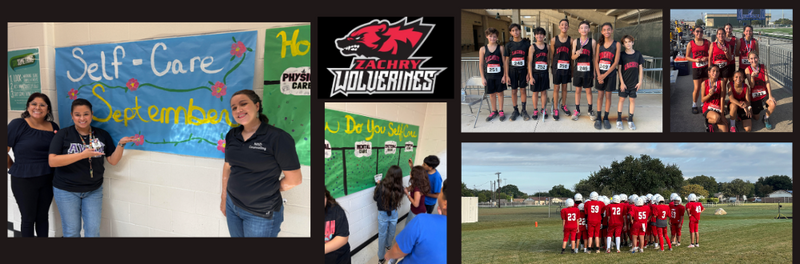 Students and staff engaging with one another