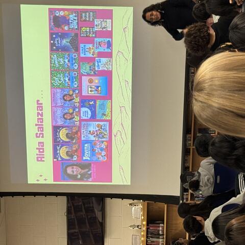 Author visit with Aida Salazar!