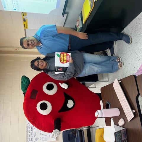 3rd Grade Teacher, Ms. Puente, received a NEF grant last week! 