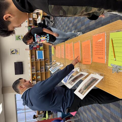 Collaborative lesson with 7th Grade history classes!