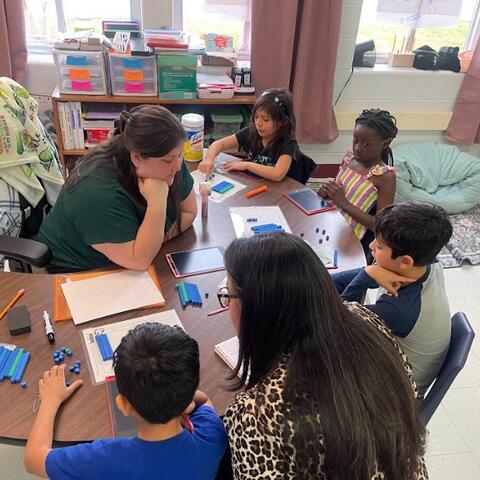 teacher and students