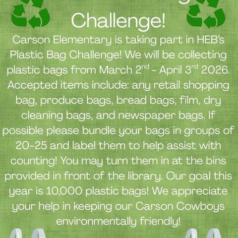 HEB plastic bag challenge