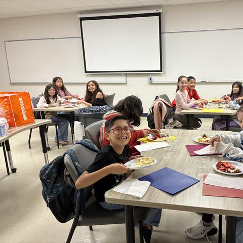 Cooking Club Students