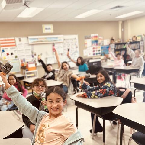 Karaoke Club students