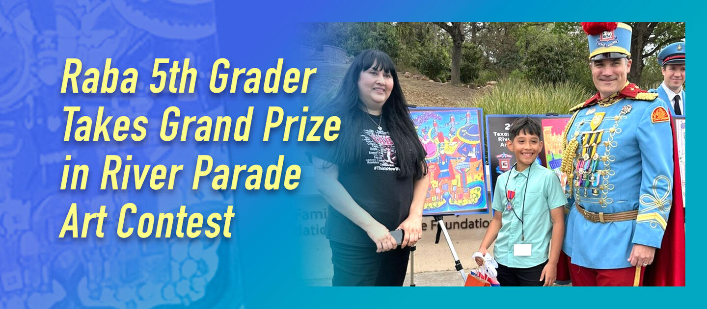 Raba 5th Grader Takes Grand Prize in River Parade Art Contest 